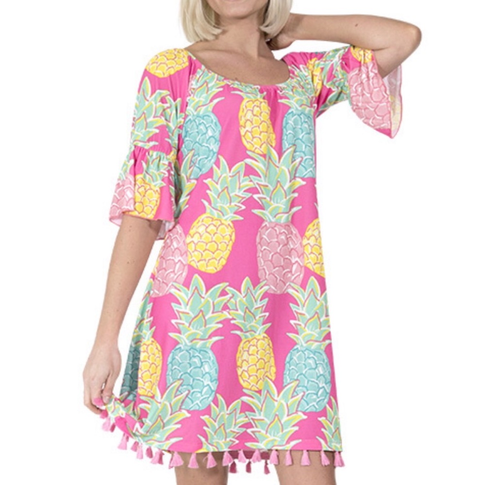Simply Southern Pineapple Dress
